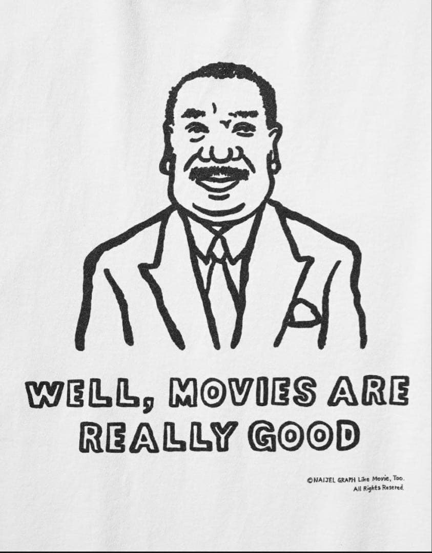 NAIJEL GRAPH × weber CINEMA CLUB T shirt