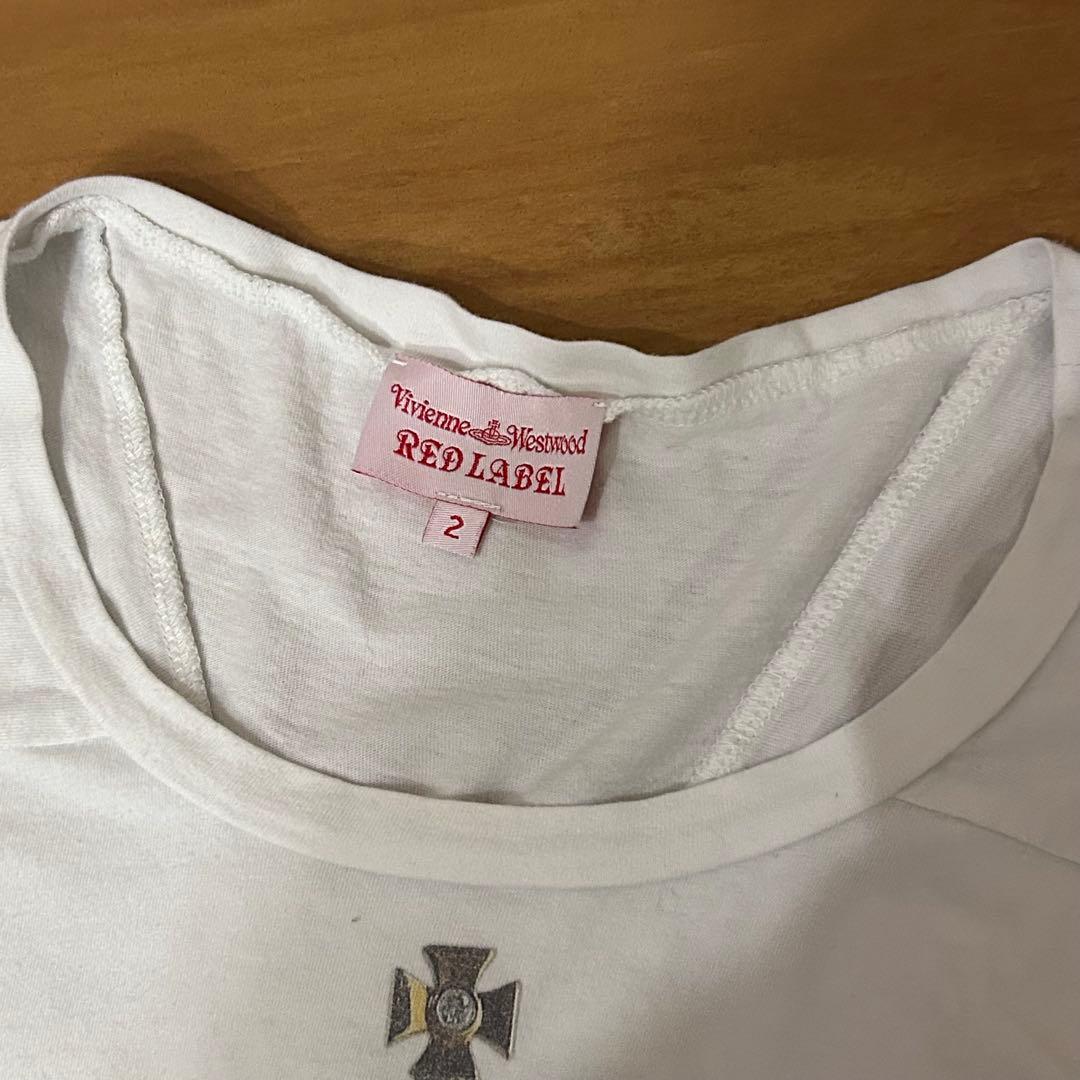 ヴィヴィアンウエストウッド オーブ クラウン 変形 Tシャツ レッドレーベル
