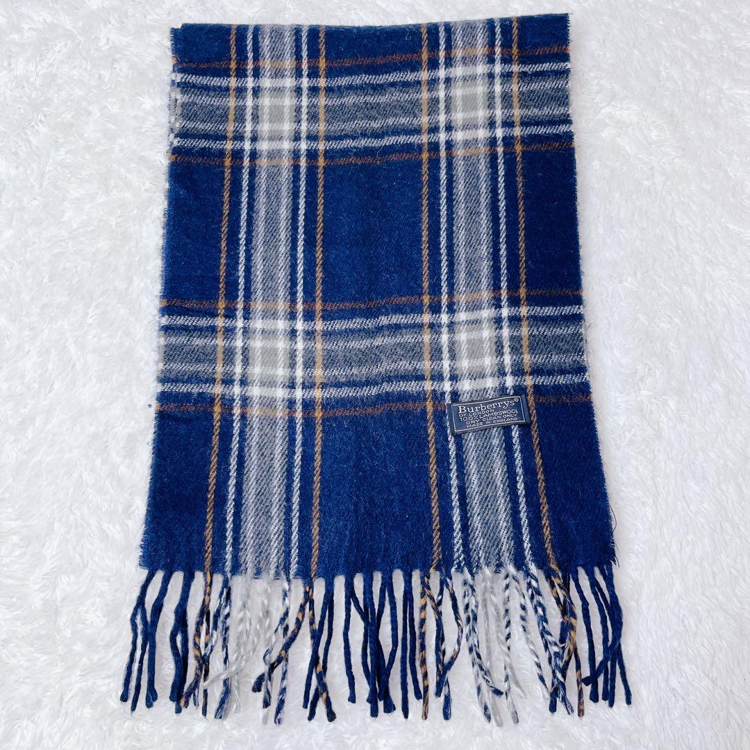 希少カラー✨Burberry’s ノバチェック マフラー 英国製 ウール100%