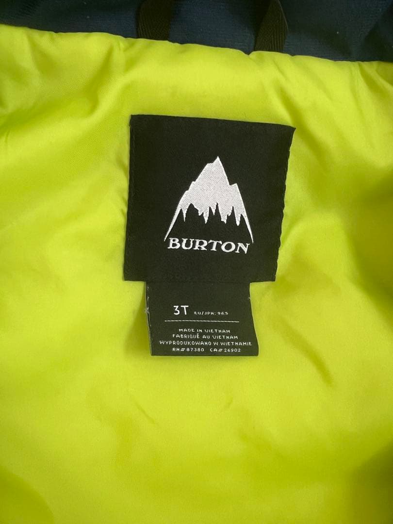 BURTON スノーボードウェア 迷彩　3T