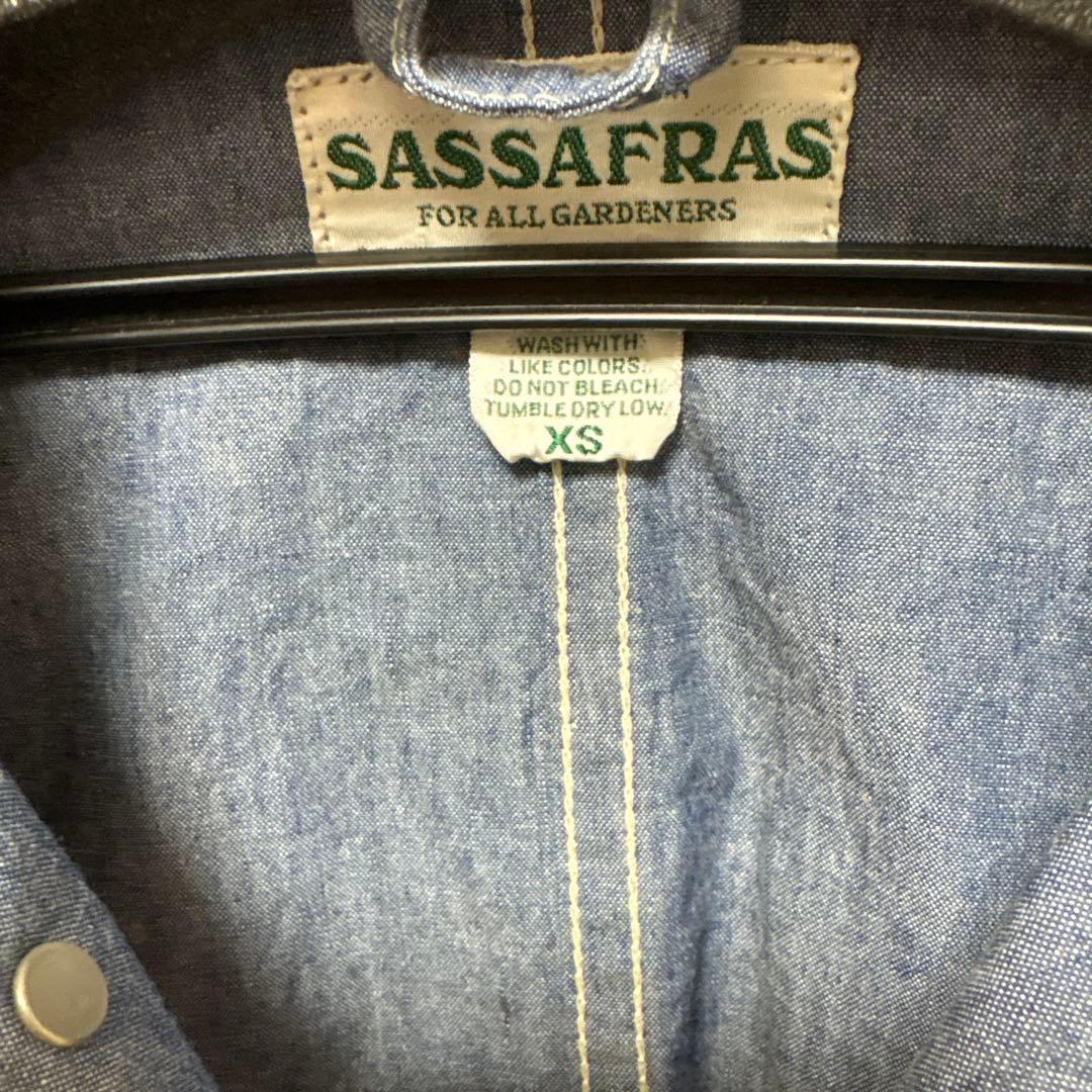 SASSAFRAS デニムカバーオール XS