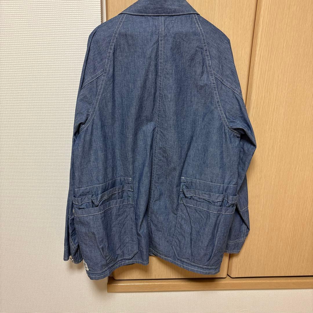 SASSAFRAS デニムカバーオール XS
