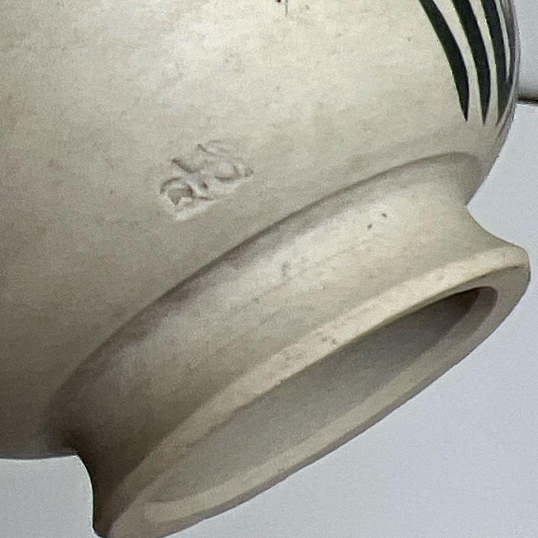 萬古焼　色絵　煎茶碗4客　口径7.2㎝　東さ8-0124①
