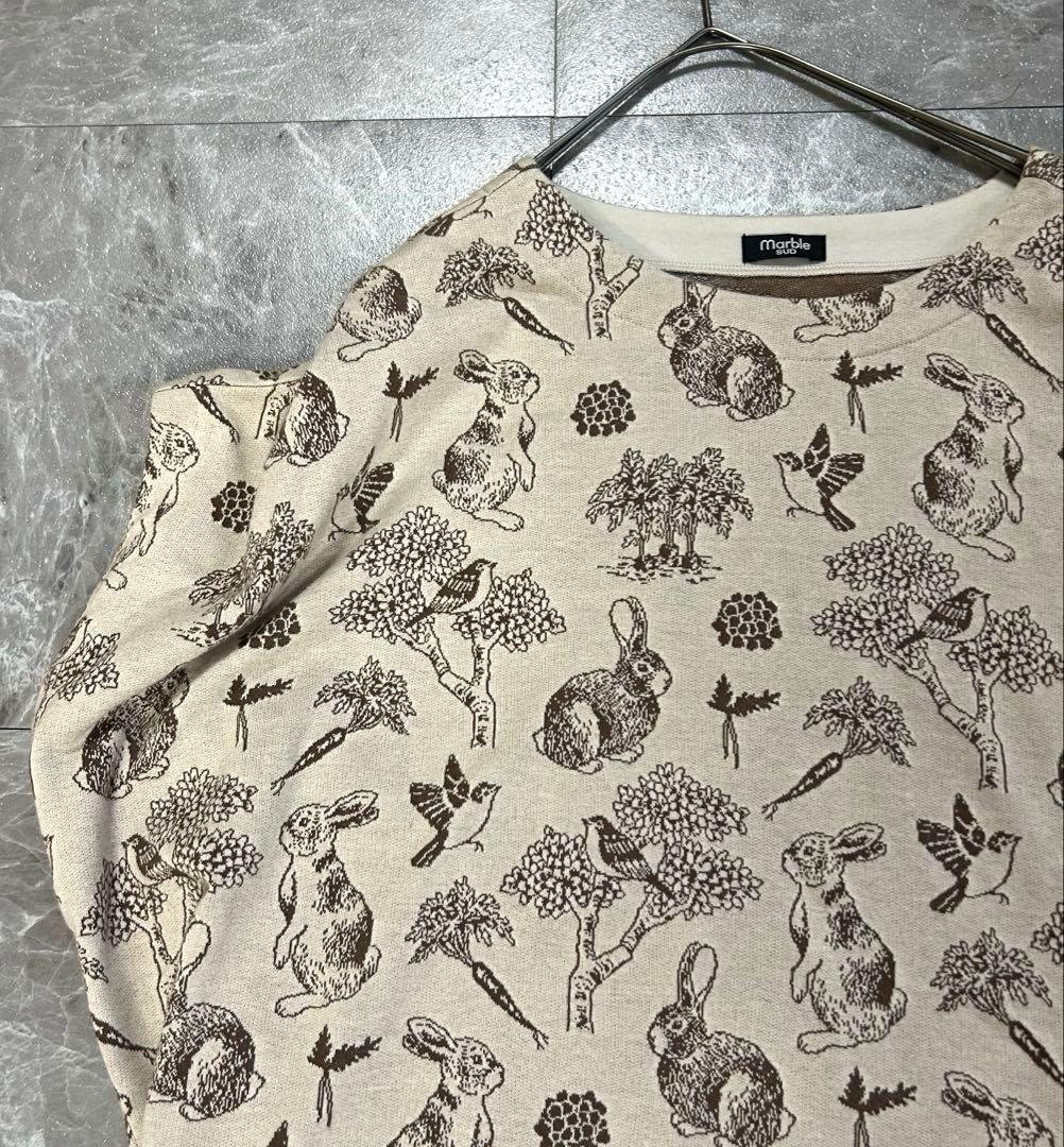 25SS 美品 マーブルシュッド Tシャツ　carrot yard ジャガード
