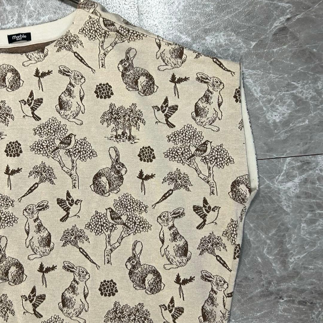 25SS 美品 マーブルシュッド Tシャツ　carrot yard ジャガード