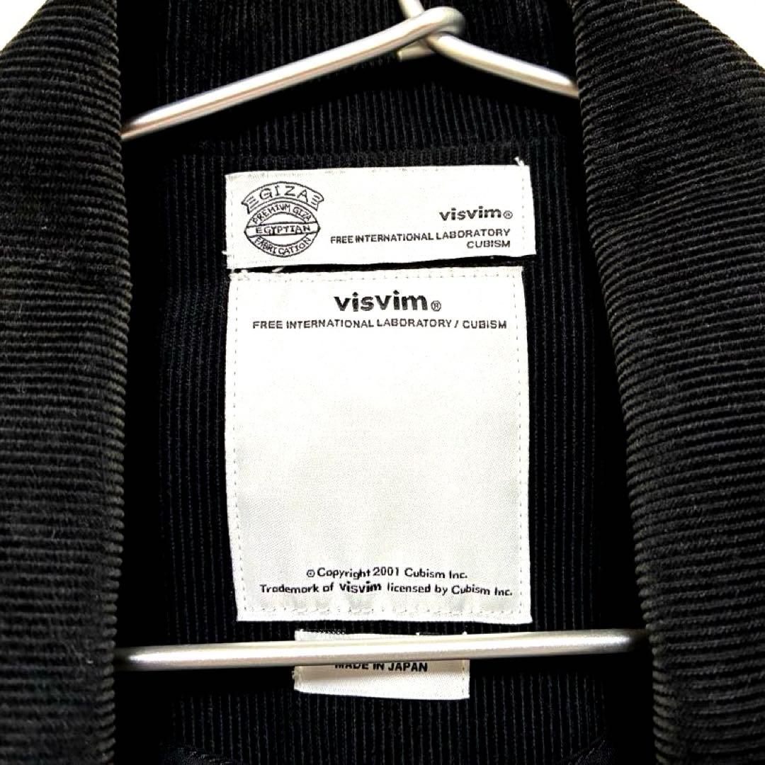 VISVIM アカデミア ブレザー サイズ1 ブラック コーデュロイ GIZA
