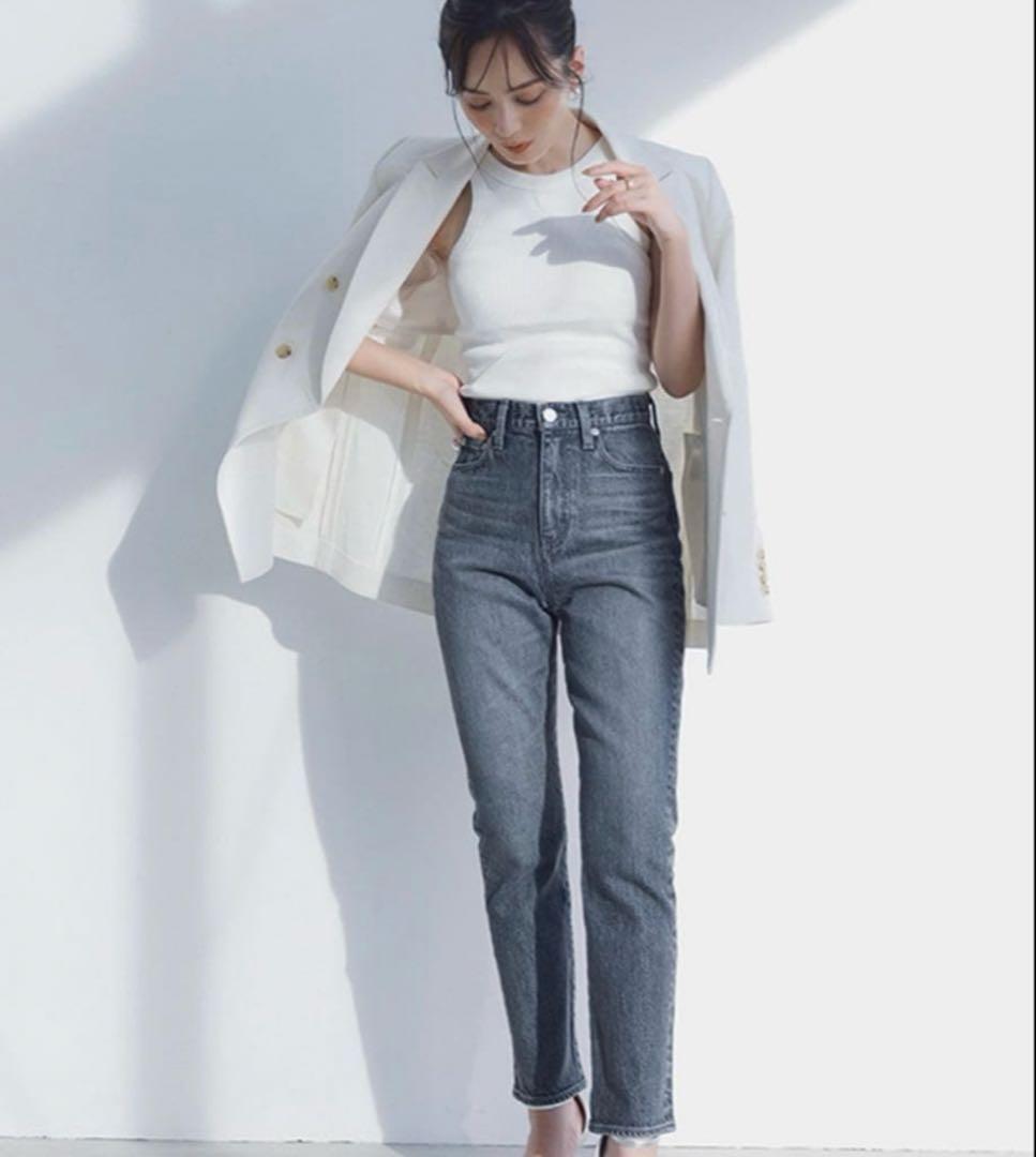 Slim straight denim/スリムストレートデニム　GLAY 0