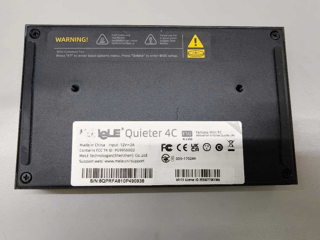 HiMeLE Quieter 4C ミニPC N100 16GB 512GB