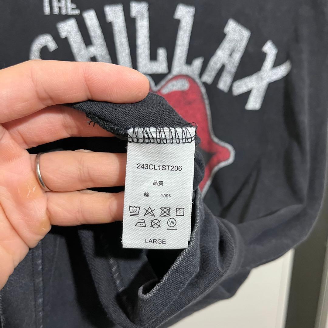 CHILLAX ブラックタンクトップ L
