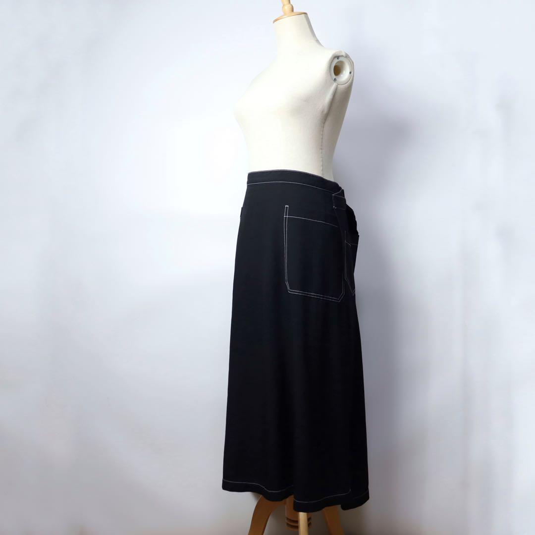 COMME des GARCONS コムデギャルソン　ロングスカート　黒