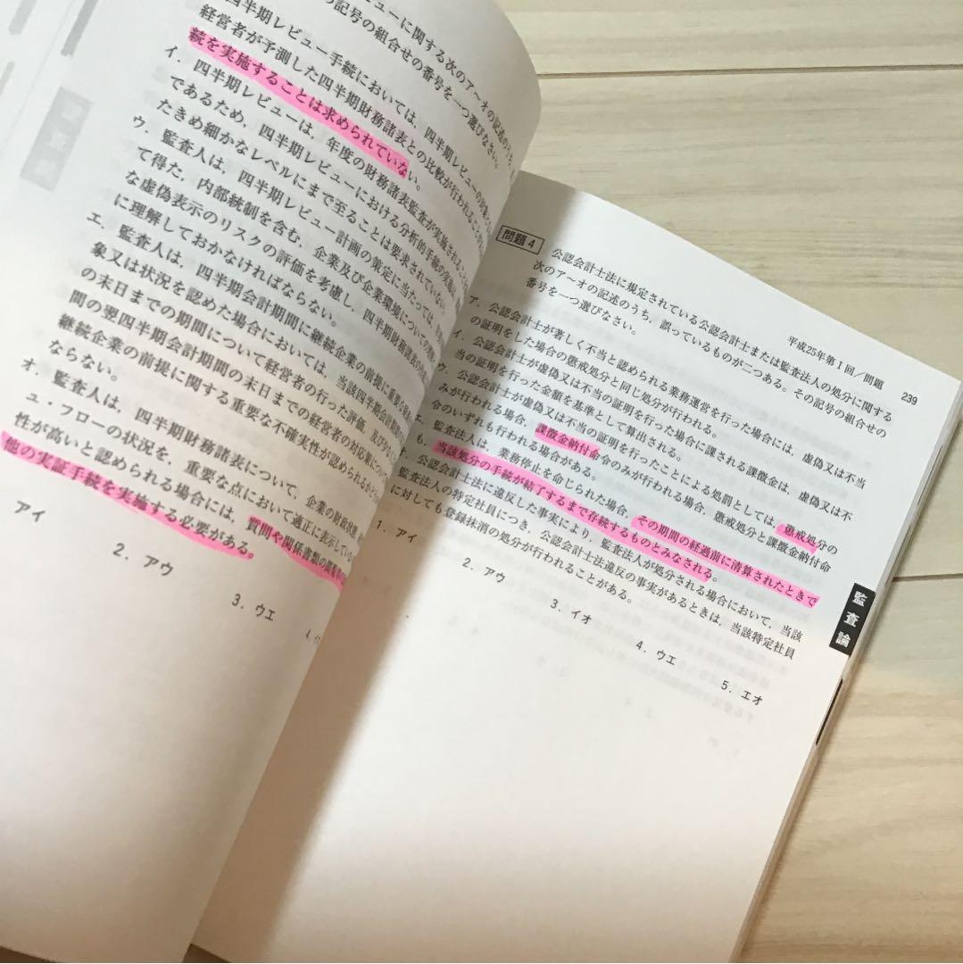 公認会計士試験短答式試験対策過去問題集 2014年度版
