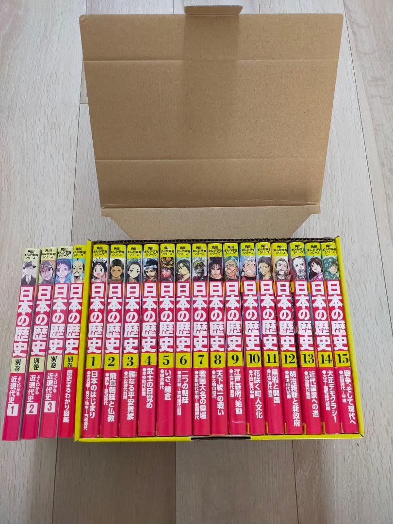 角川まんが 日本の歴史 セット 別巻 よくわかる近現代史 歴史まるわかり図鑑