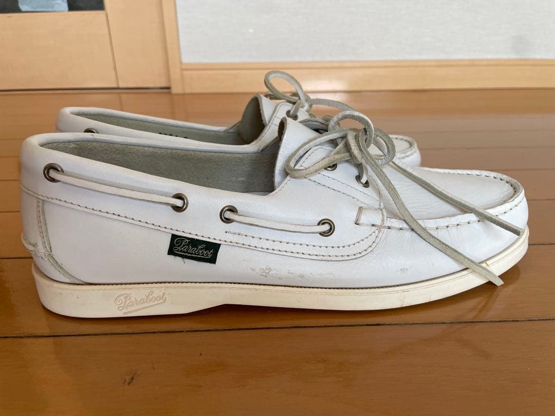 新品 paraboot barth white 白