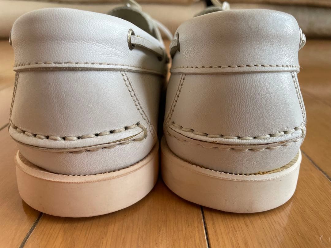 新品 paraboot barth white 白