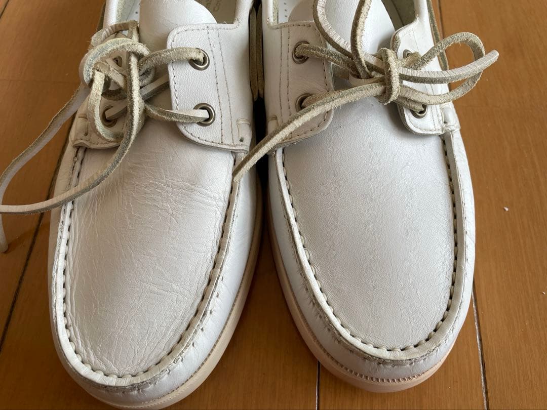 新品 paraboot barth white 白