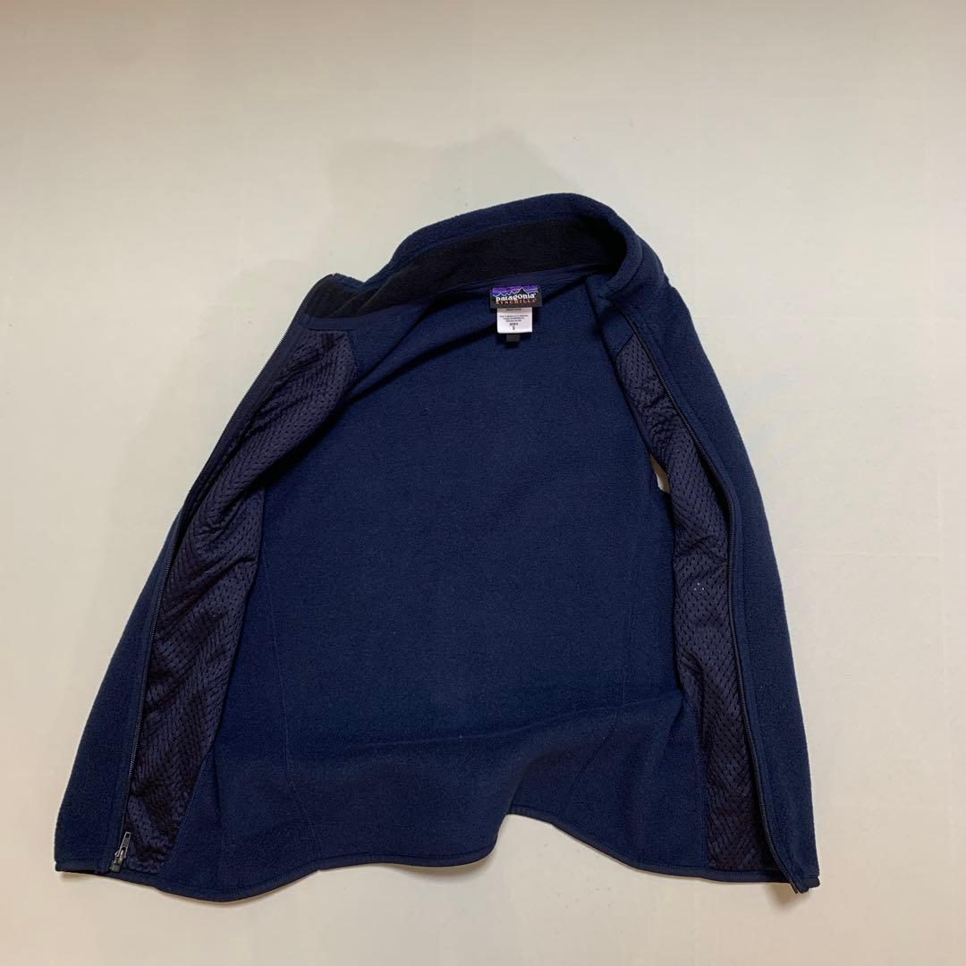美品 patagonia シンチラ フリースベスト ネイビー