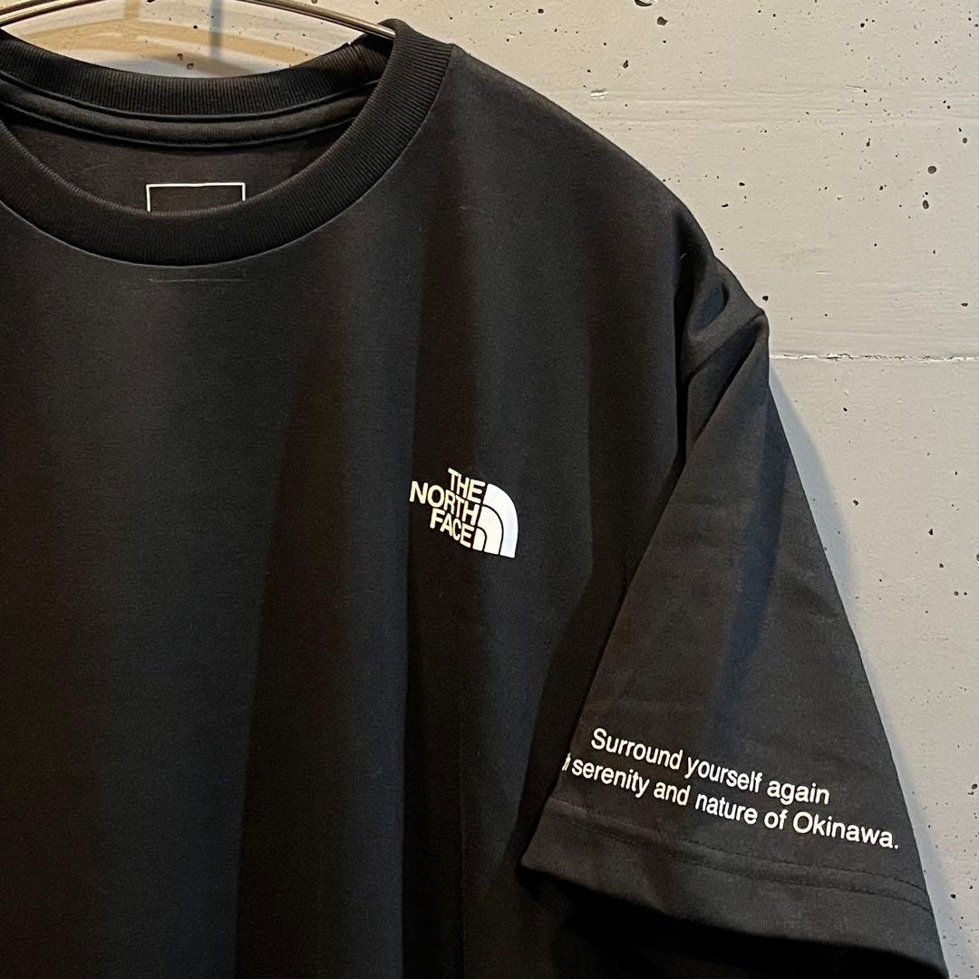 【石垣島限定】M 黒 THE NORTH FACE 半袖Tシャツ ミンサー