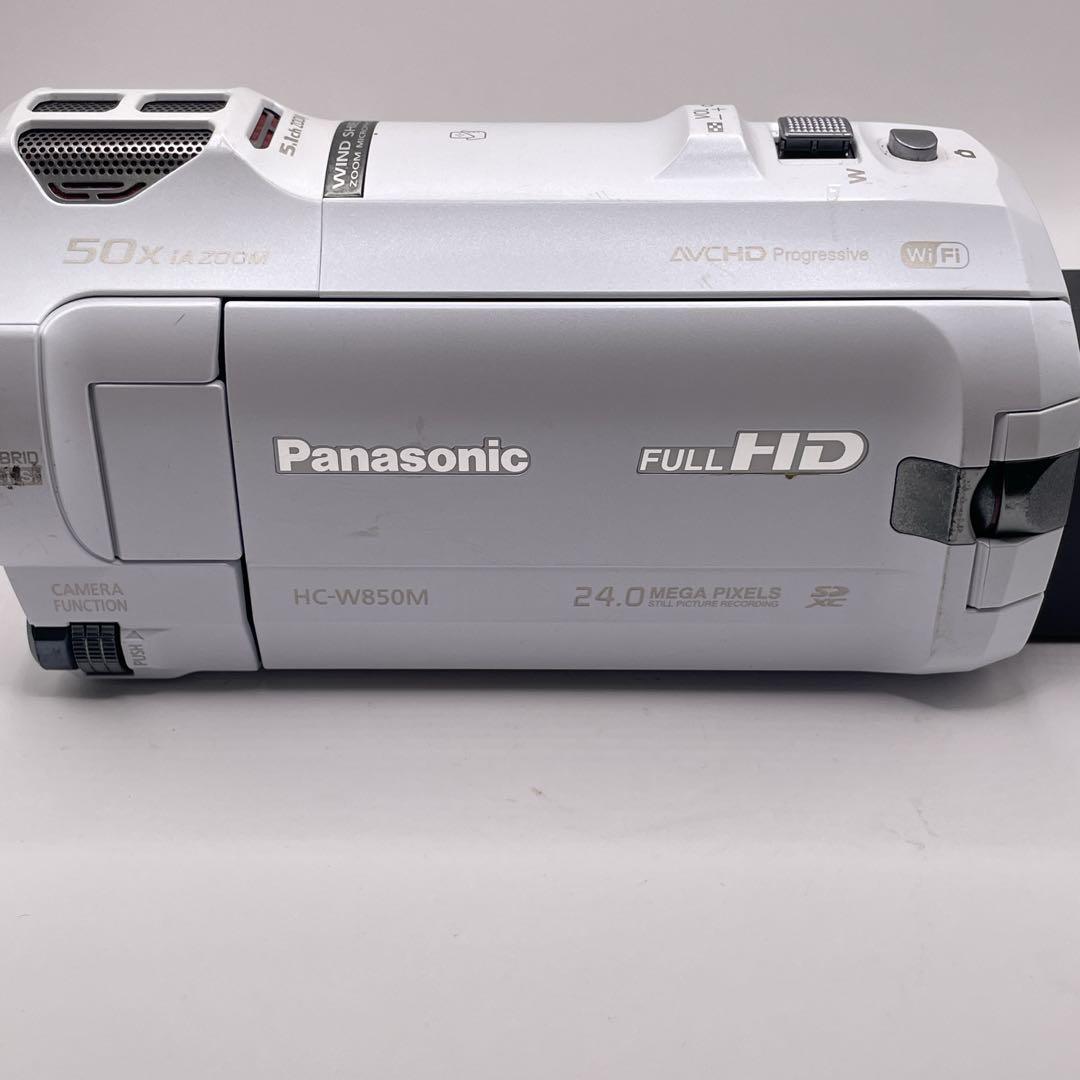 ジャンク　Panasonic HC-W850M バッテリーチャージャー付き