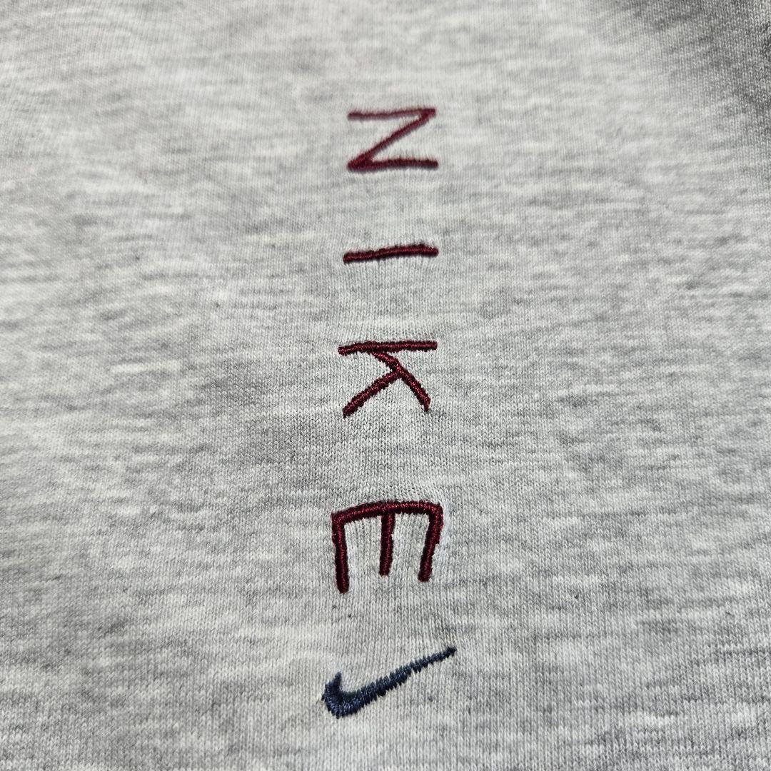 90s NIKE ワンポイントロゴ刺繍リンガーTシャツ　ナイキ