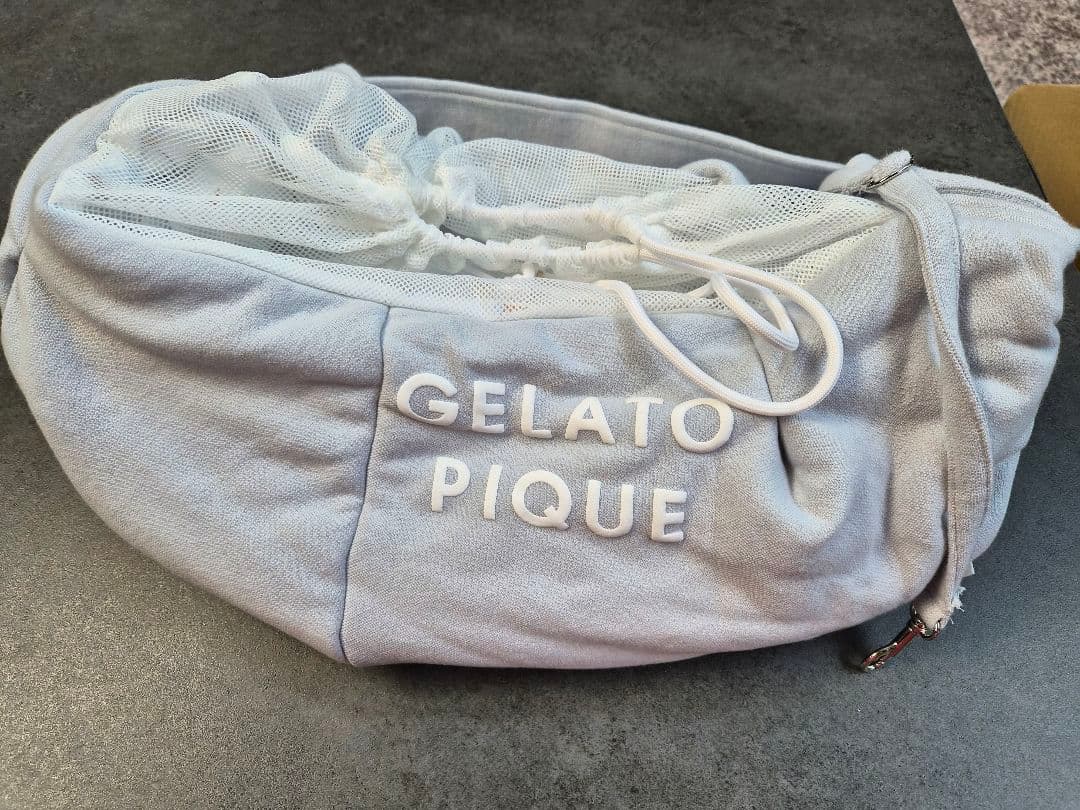 GELATO PIQUE 【CAT&DOG】裏毛スリング　ブルー