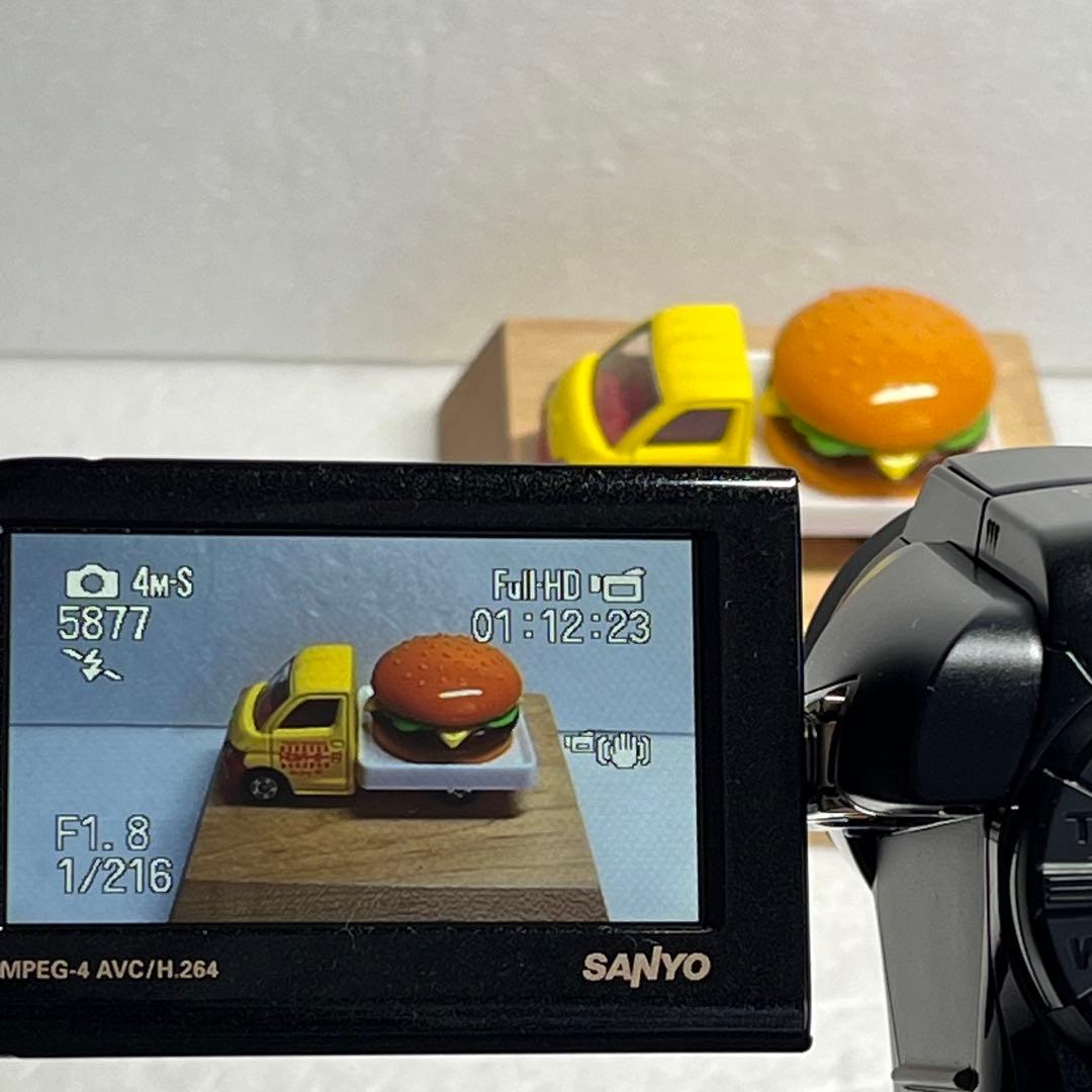 ☆美品☆SANYOデジタルムービーカメラXacti DMX-HD1010ブラック
