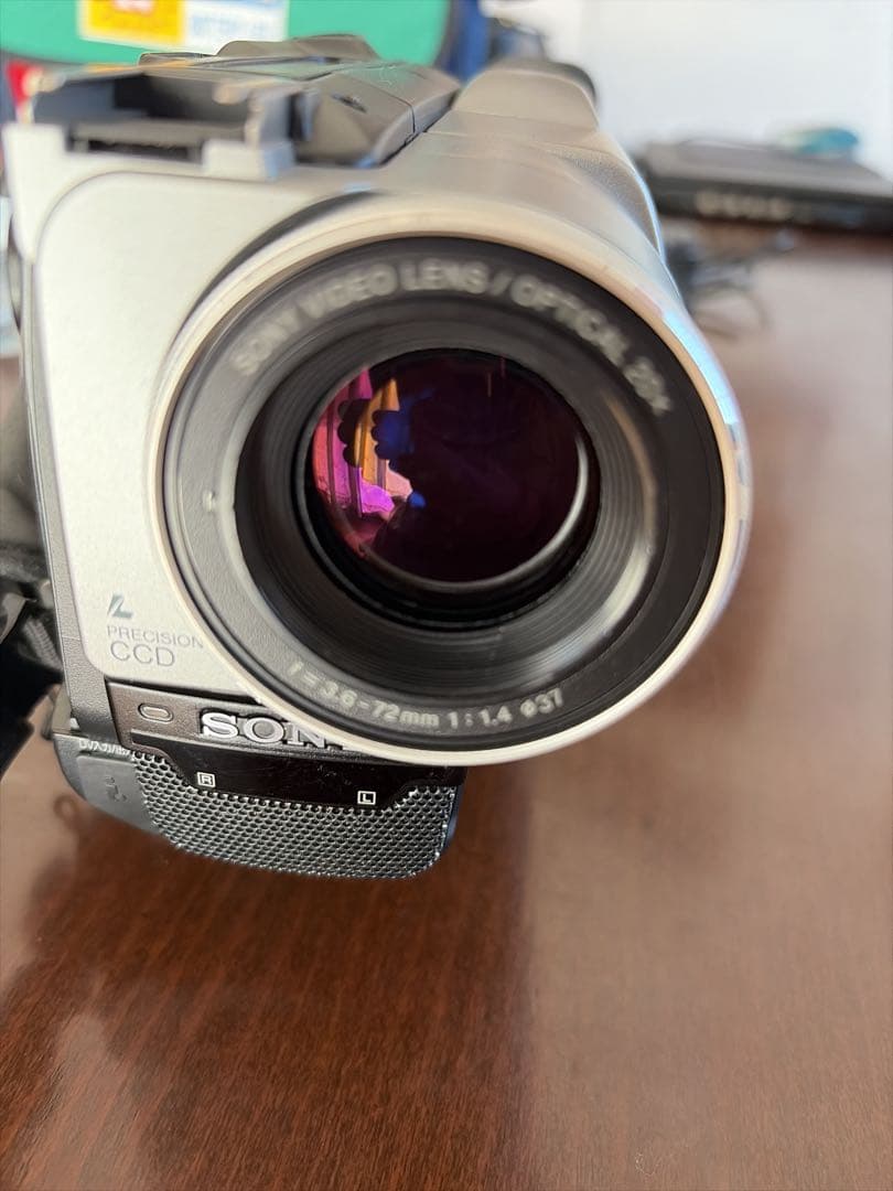 三脚付き SONY DCR-TRV735K ハンディカム ソニー ビデオカメラ
