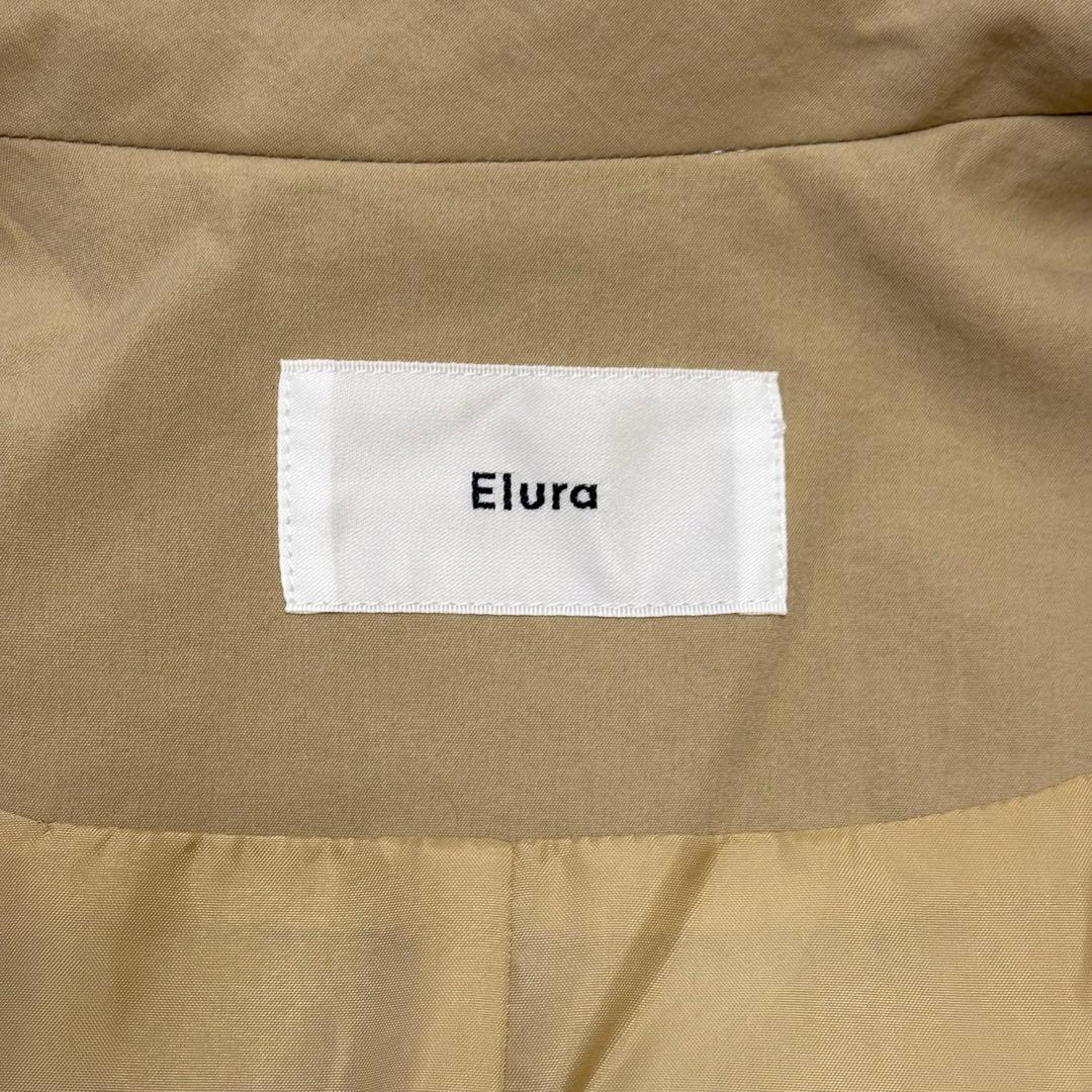 Elura エルーラ ショートトレンチ スプリング コート ベージュ 春 ママ