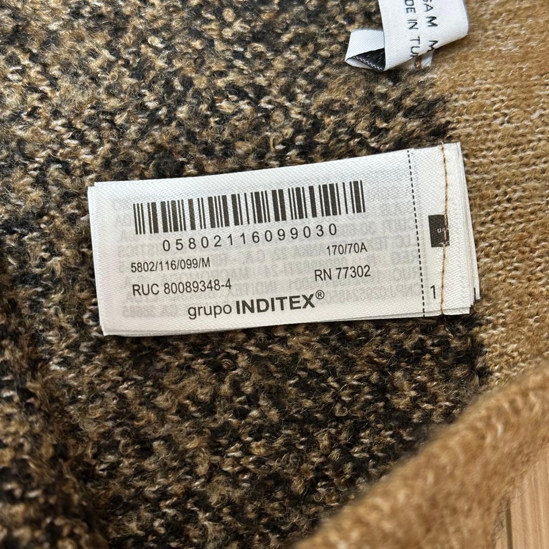 【新品未使用】ZARA ザラ ブラウン チェック柄 タイトスカート Mサイズ