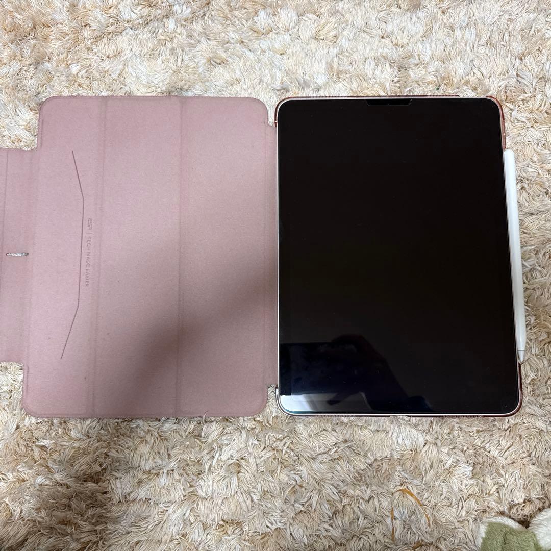 【美品】iPad Air ピンク 第5世代 Apple Pencil、ケース付き