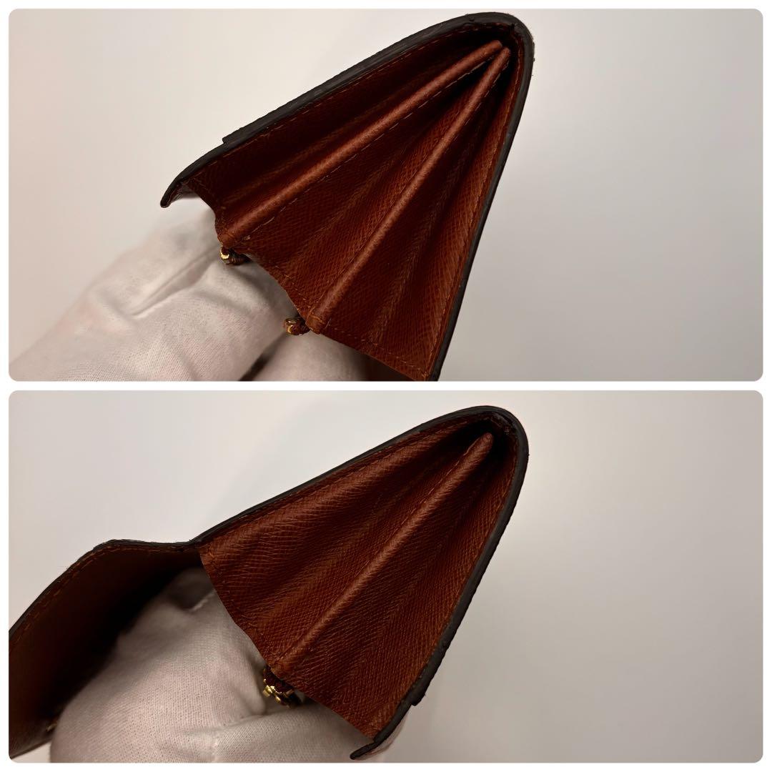 【鑑定済み】ルイヴィトン✨ポルトモネジップ✨二つ折り財布 モノグラム✨コンパクト