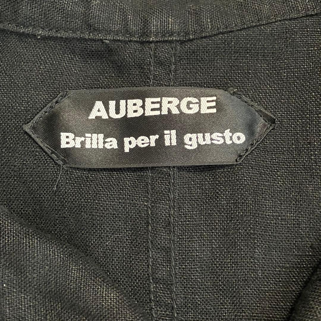 AUBERGE ブリッラ別注リネンチャイナジャケット38 オーベルジュ