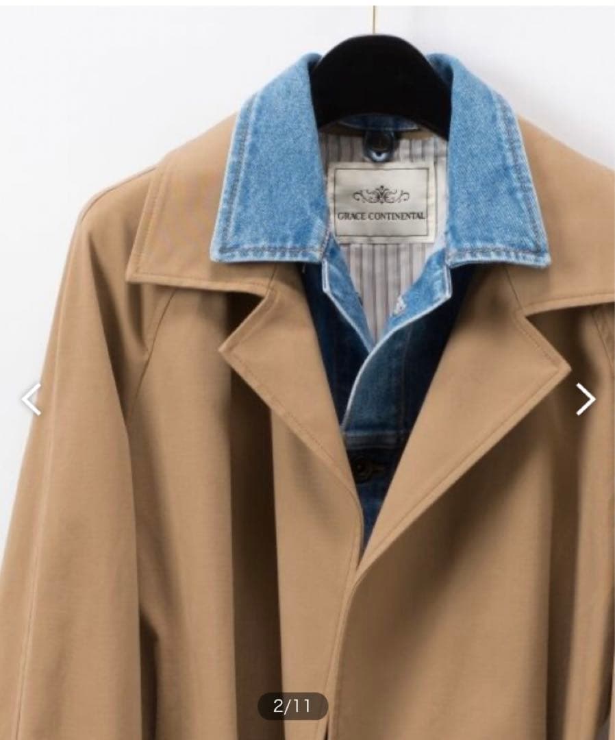 最終価格！ GRACE CONTINENTAL デニムトレンチコート
