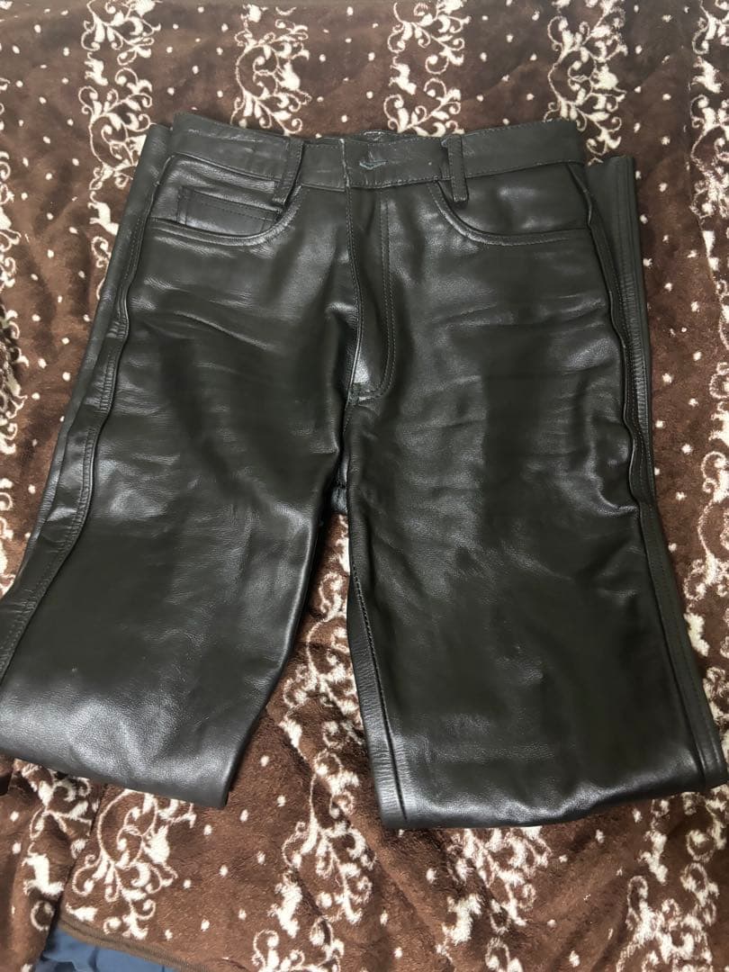 レザーパンツ GENUINE LEATHER ストレート