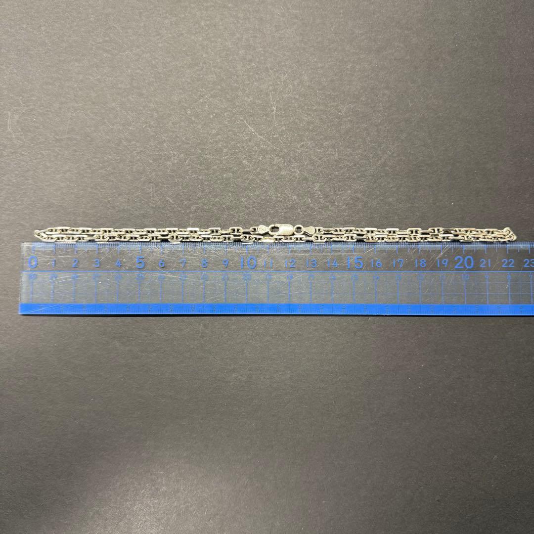 【イタリア製 15g 45㎝】アンカーチェーンネックレス silver925