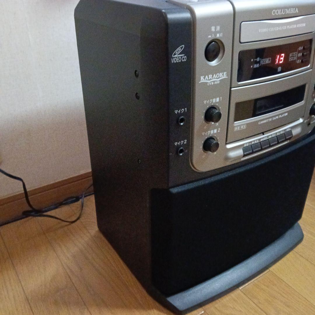 COLUMBIA カラオケ CDカセットテープ プレーヤー