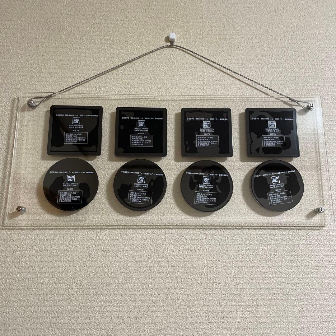 一番くじシン仮面ライダー　ラバーコースター　アクリルボード