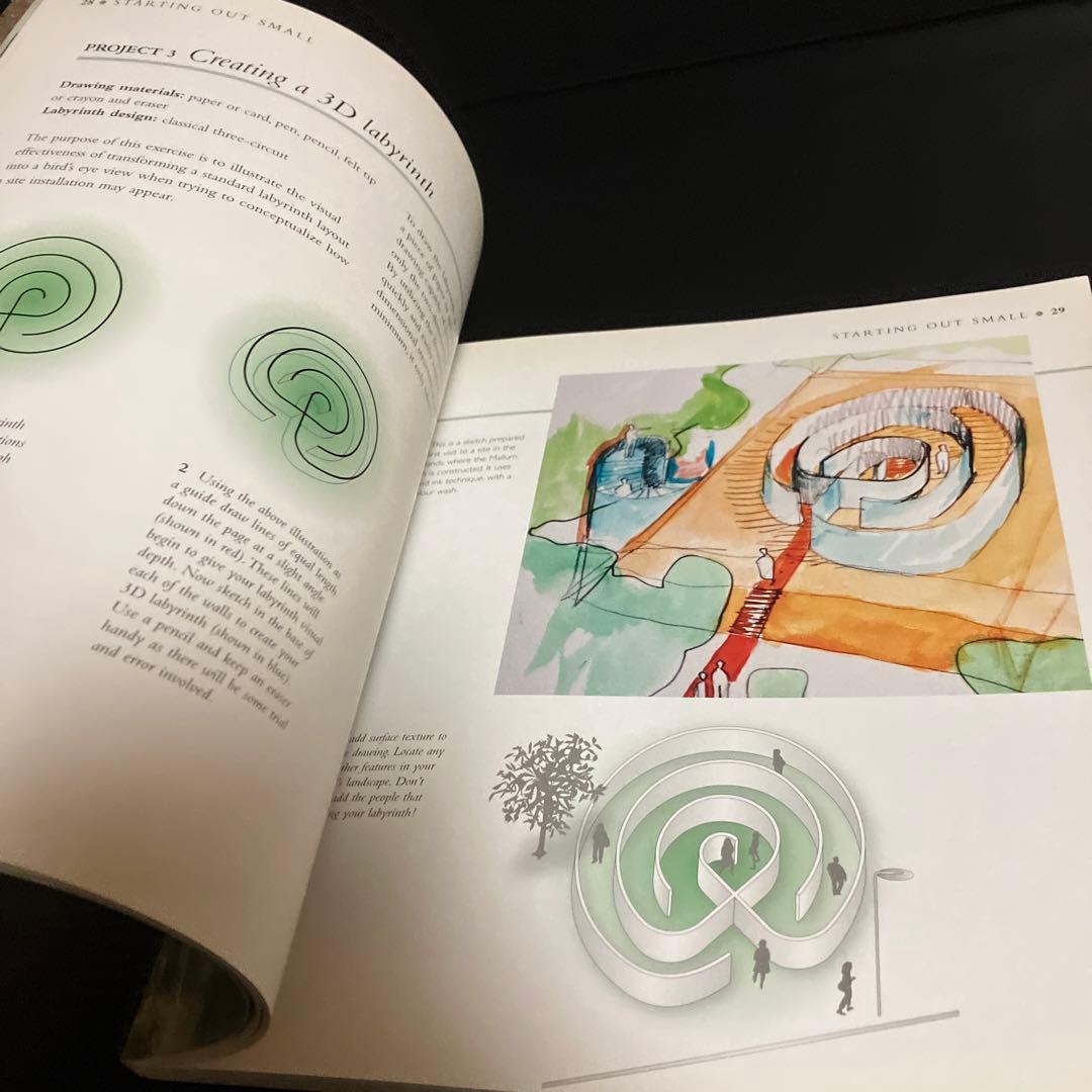 瞑想ラビリンス ガーデンデザイン洋書