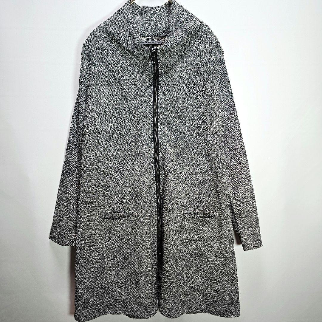 ​【美品】TRANSIT PAR-SUCH イタリア製 ジップアップコート 3