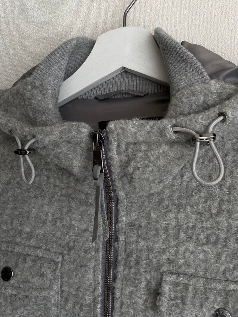 EPoca Uomo フード付きグレーブルゾン　着用少ない超美品