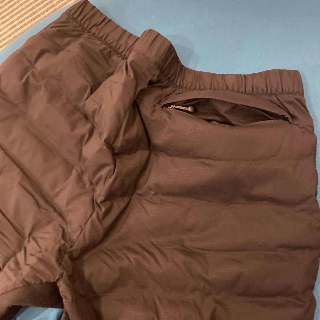 ノースフェイス 中綿 ハイブリッドパンツ ブラック ウエストゴム 防寒