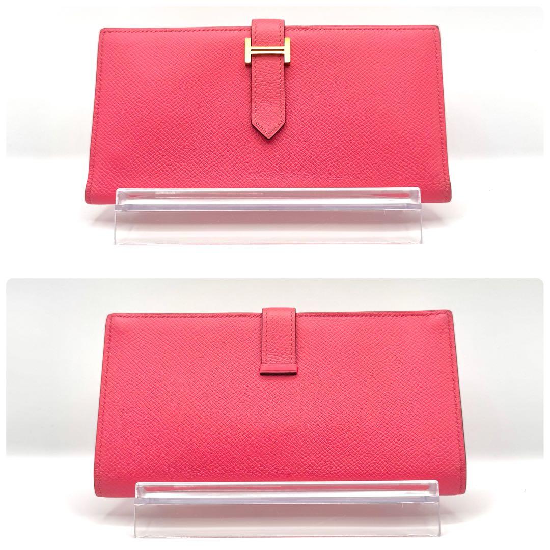 HERMES エルメス ベアンスフレ ヴォーエプソン マチ付き GD金具 A刻印