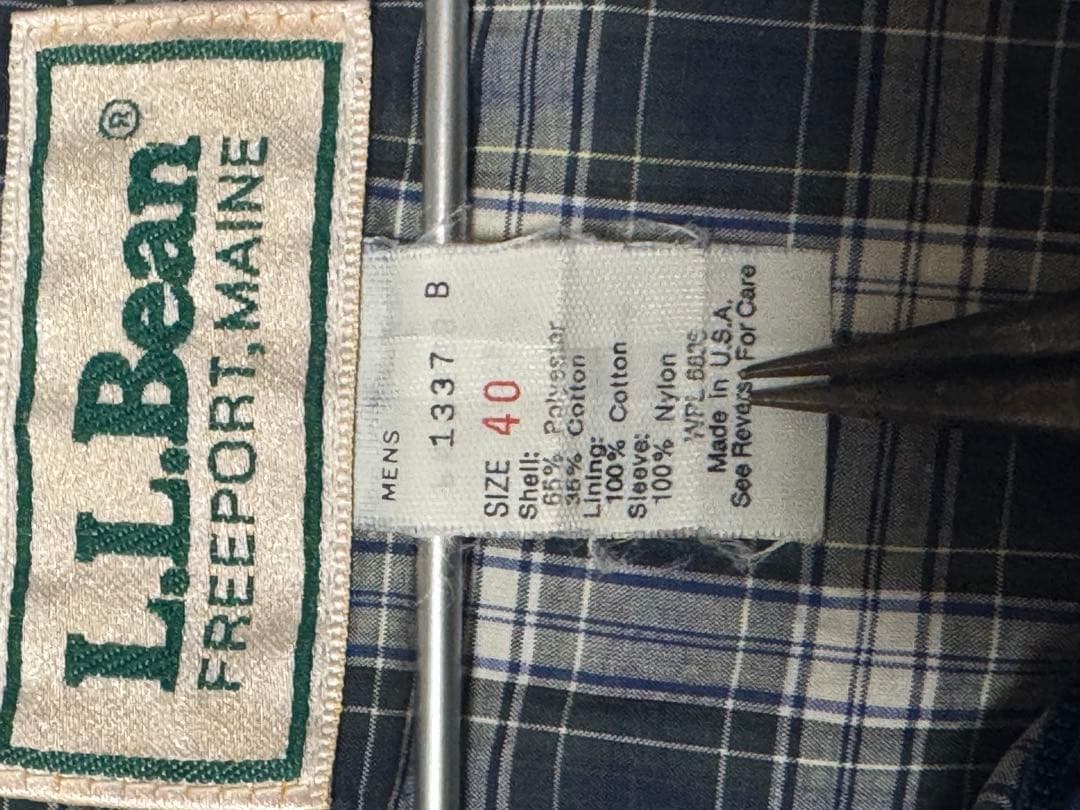 80’s L.L.Bean ハリントンジャケット サイズ40