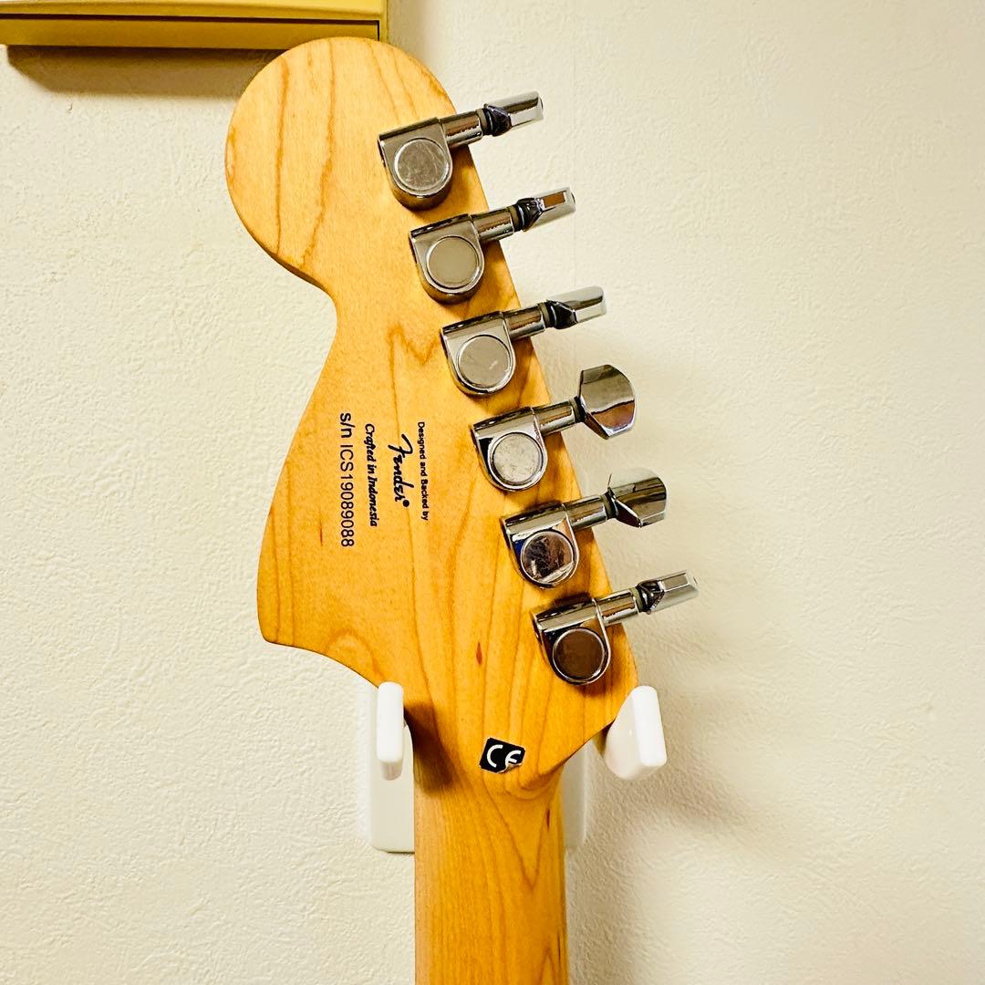 Fender Squier ストラト キャスター レインボートーン グリーン