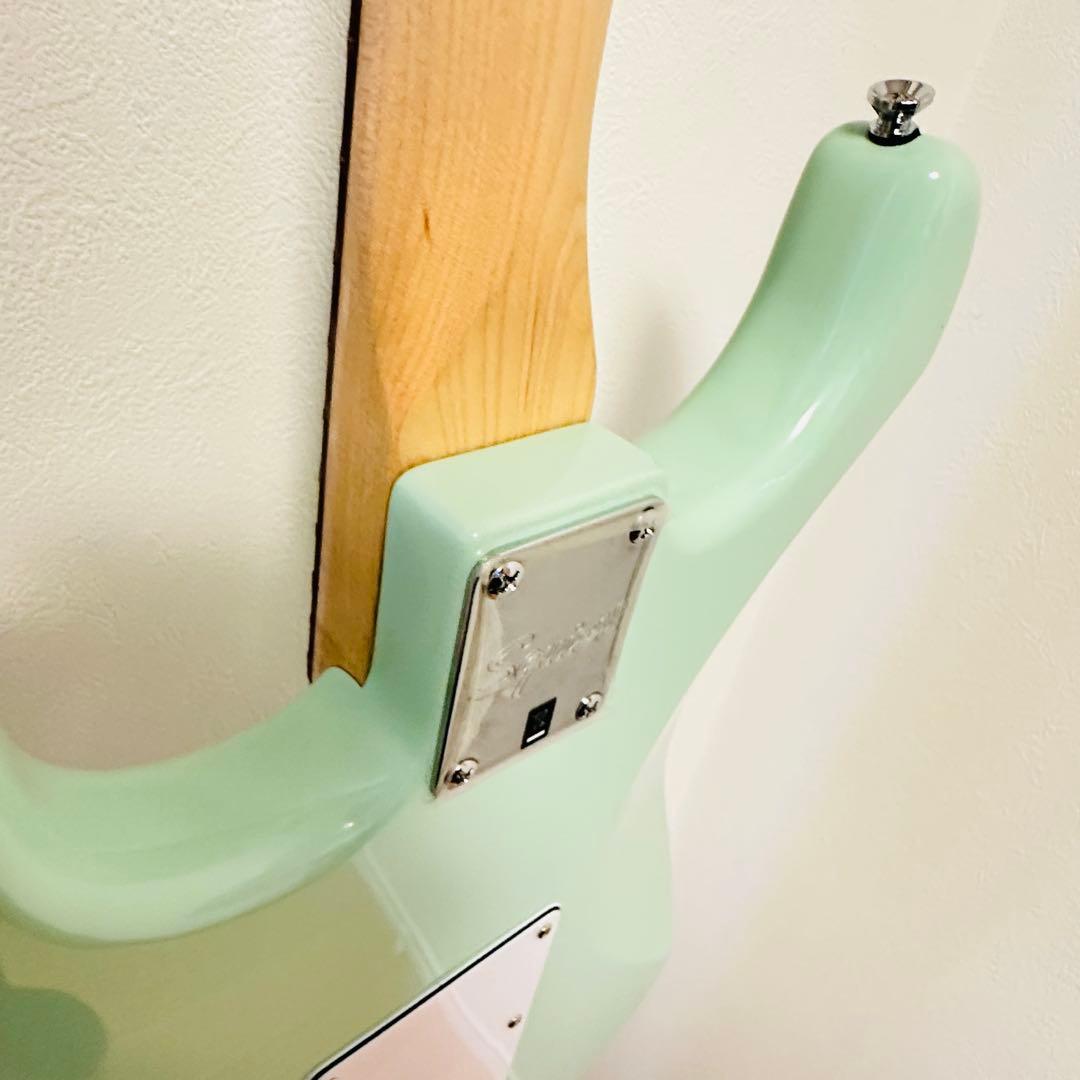 Fender Squier ストラト キャスター レインボートーン グリーン