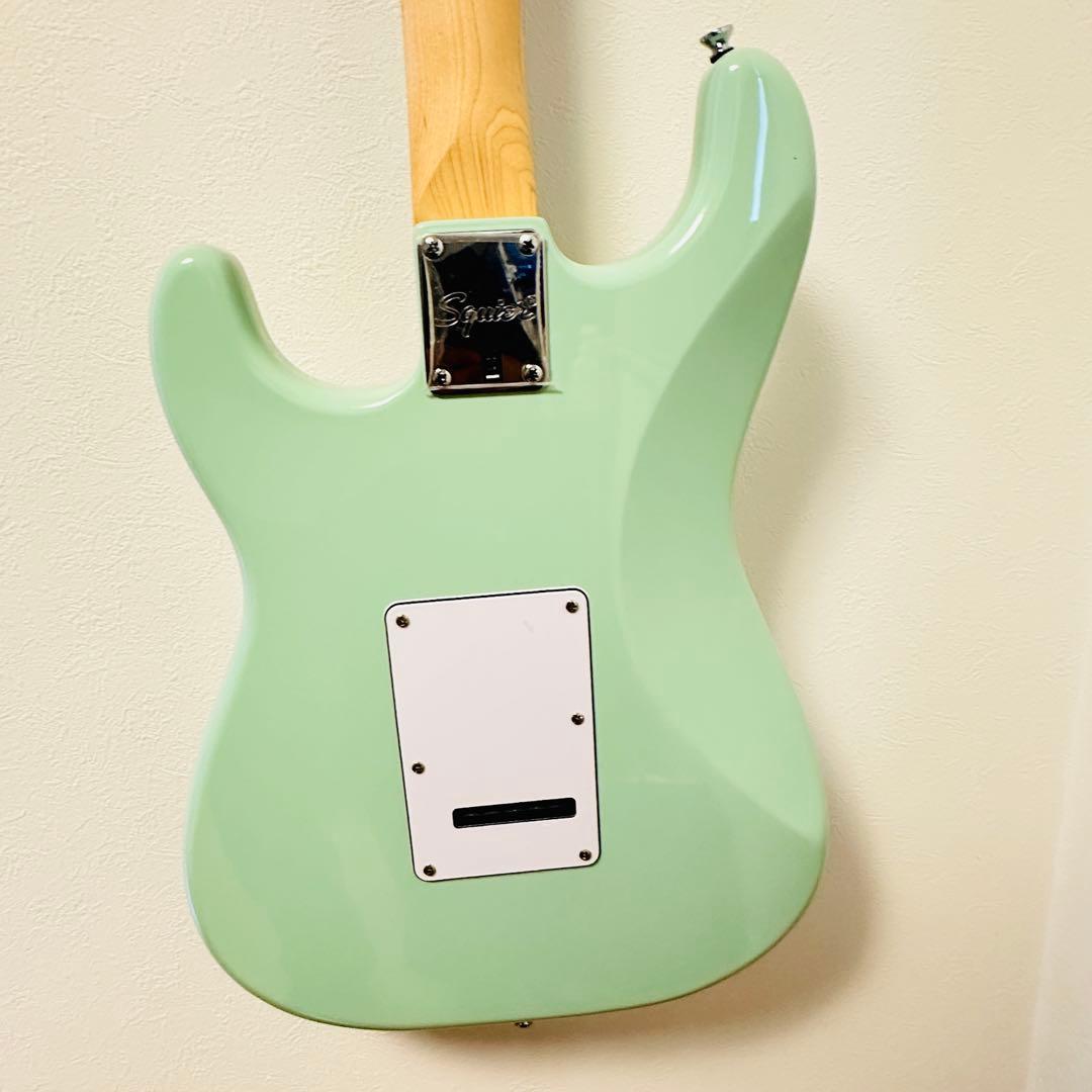 Fender Squier ストラト キャスター レインボートーン グリーン
