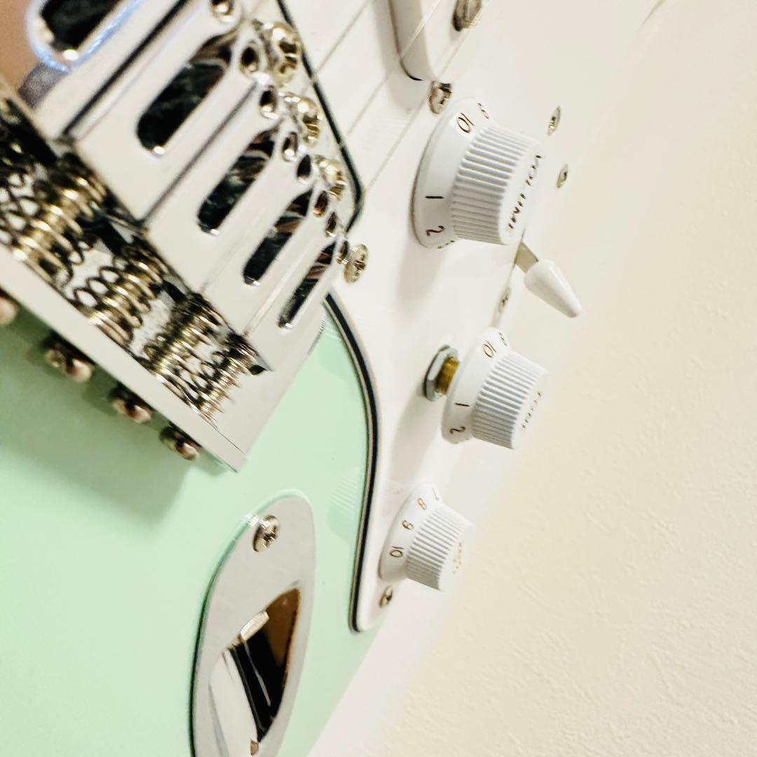 Fender Squier ストラト キャスター レインボートーン グリーン