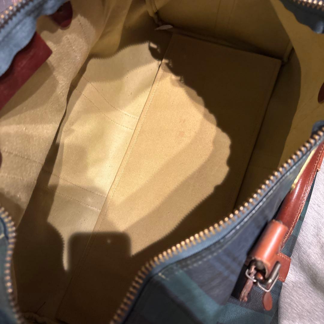 Ralph Lauren ボストンバッグ グリーン・ネイビー