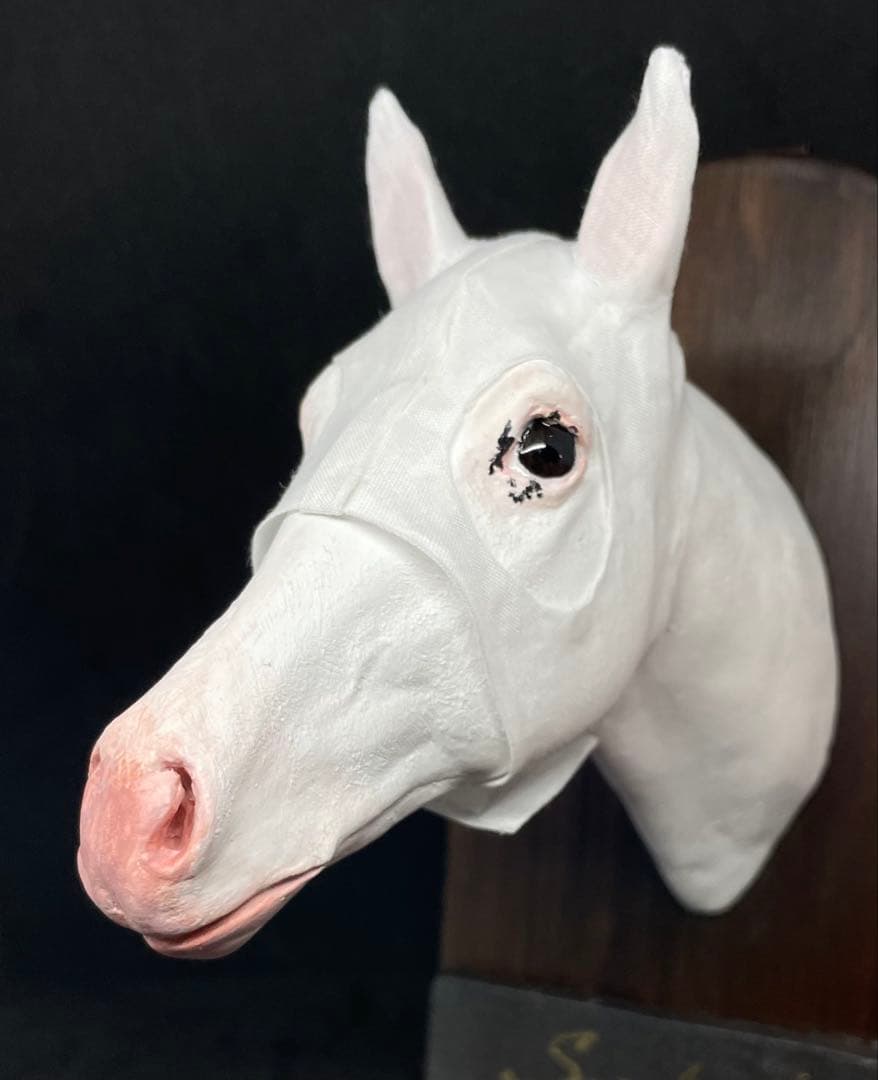 【競馬】ソダシ・壁掛けオブジェ　ハンドメイド