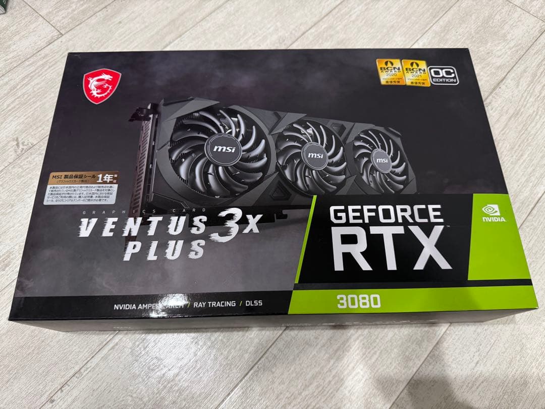 グラフィックボード・グラボ・ビデオカード MSI GeForce RTX 3080 Ventus 3X Plus OC
