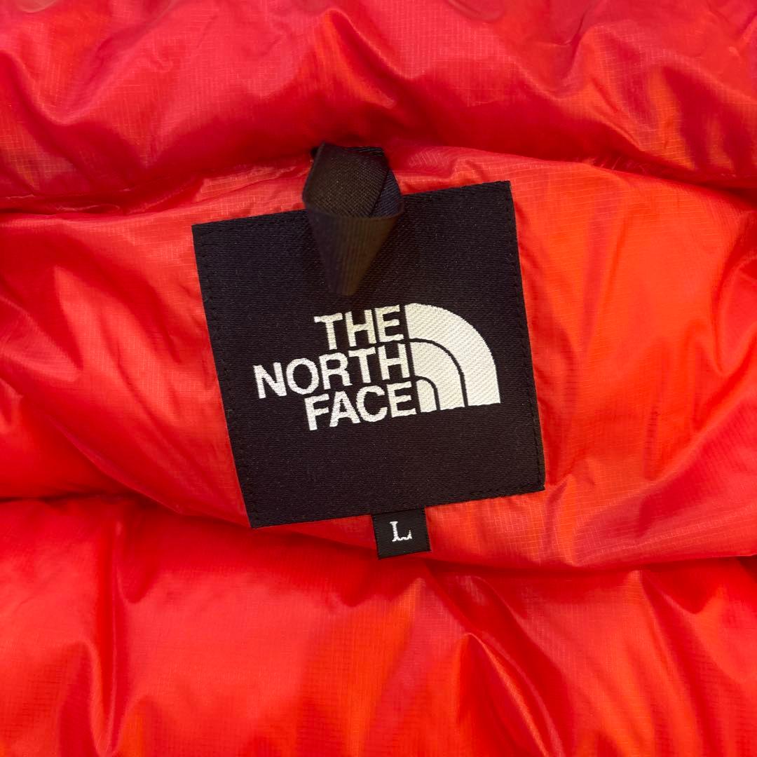 THE NORTH FACE ダウンベスト オレンジ